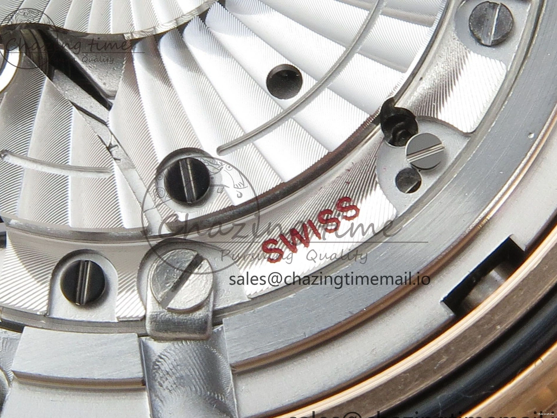 0510 Stylish Seamaster 300M Diver Rose Gold VSF 1:1 Best Edition Black Dial on Mesh Bracelet A 7662
